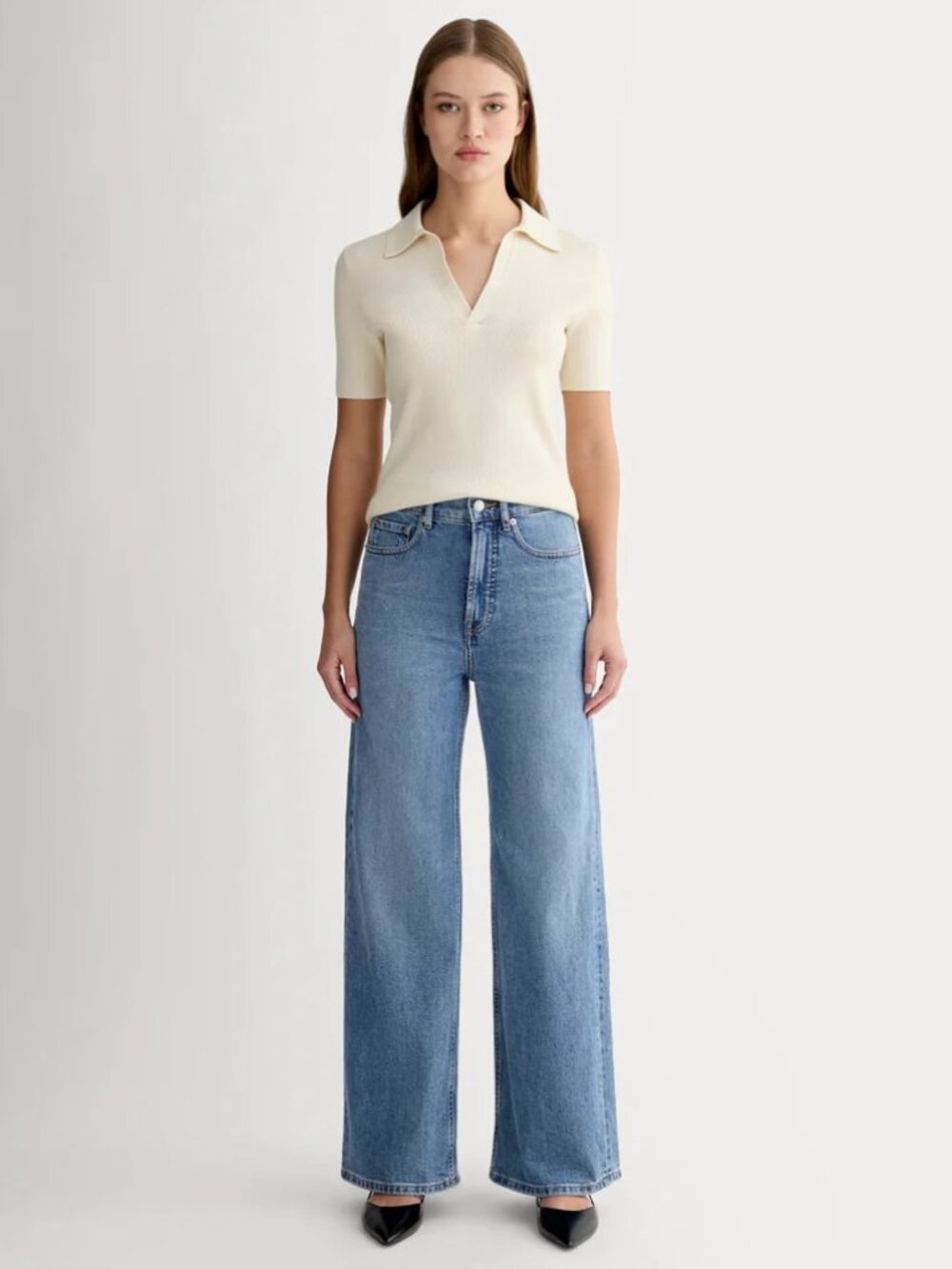 NWT Everlane 28R The Way-High Sailor Jean